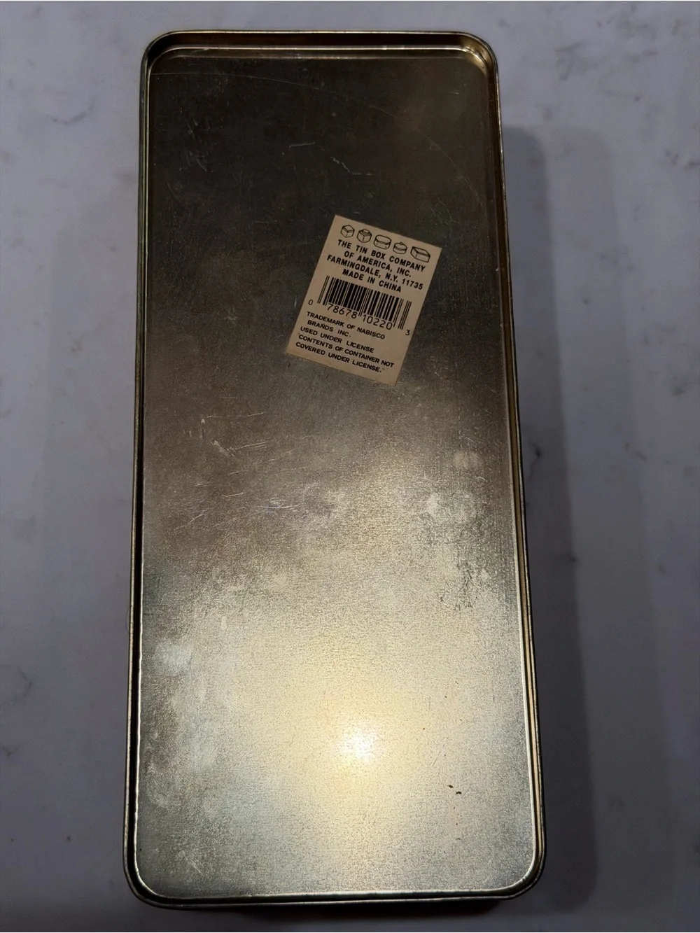 Vintage Nabisco Fig Newtons Decorative Metal Tin